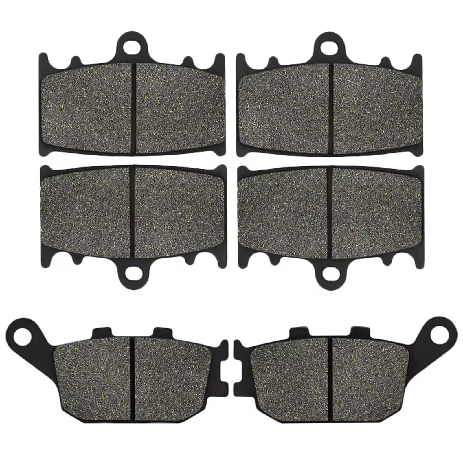 CFDEKOIB Bremsbeläge Kit Kompatibel Mit Suzuki Für GSX650 FAK8/FAK9/FAL0/FAL1/FAL2 (ABS Für Model) 2008 2009 2010 2011 2012 2013 2014 2015 Motorrad Vorne Hinten Bremsbeläge(Front and Rear) von CFDEKOIB