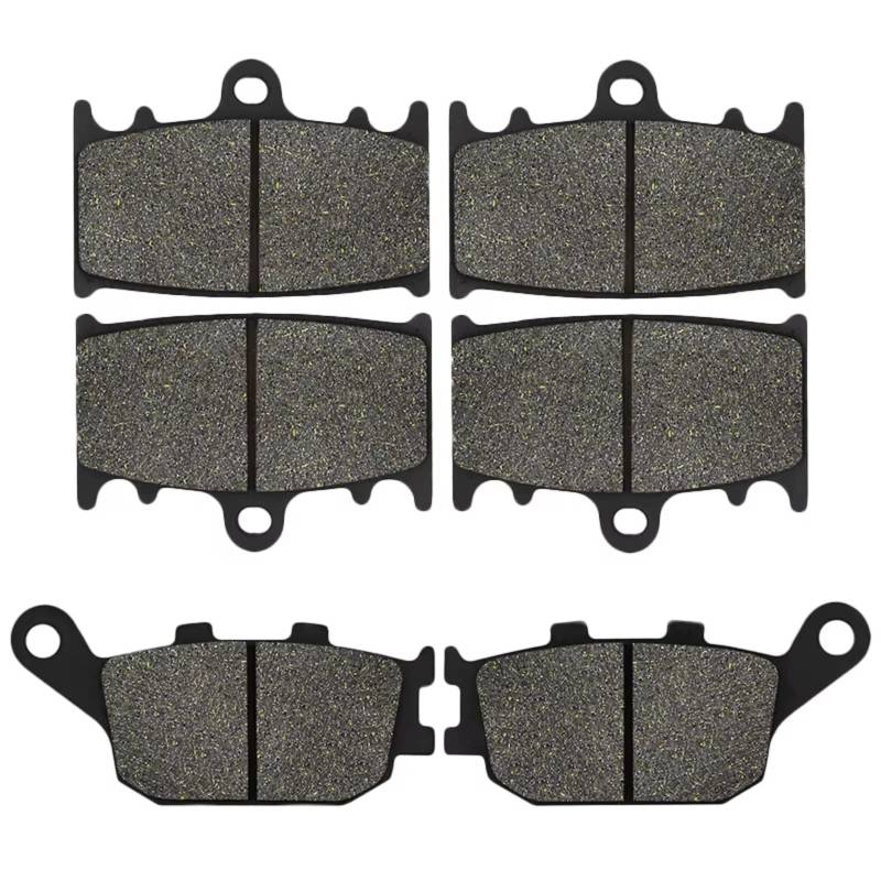 CFDEKOIB Bremsbeläge Kit Kompatibel Mit Suzuki Für GSX650 FAK8/FAK9/FAL0/FAL1/FAL2 (ABS Für Model) 2008 2009 2010 2011 2012 2013 2014 2015 Motorrad Vorne Hinten Bremsbeläge(Front and Rear) von CFDEKOIB