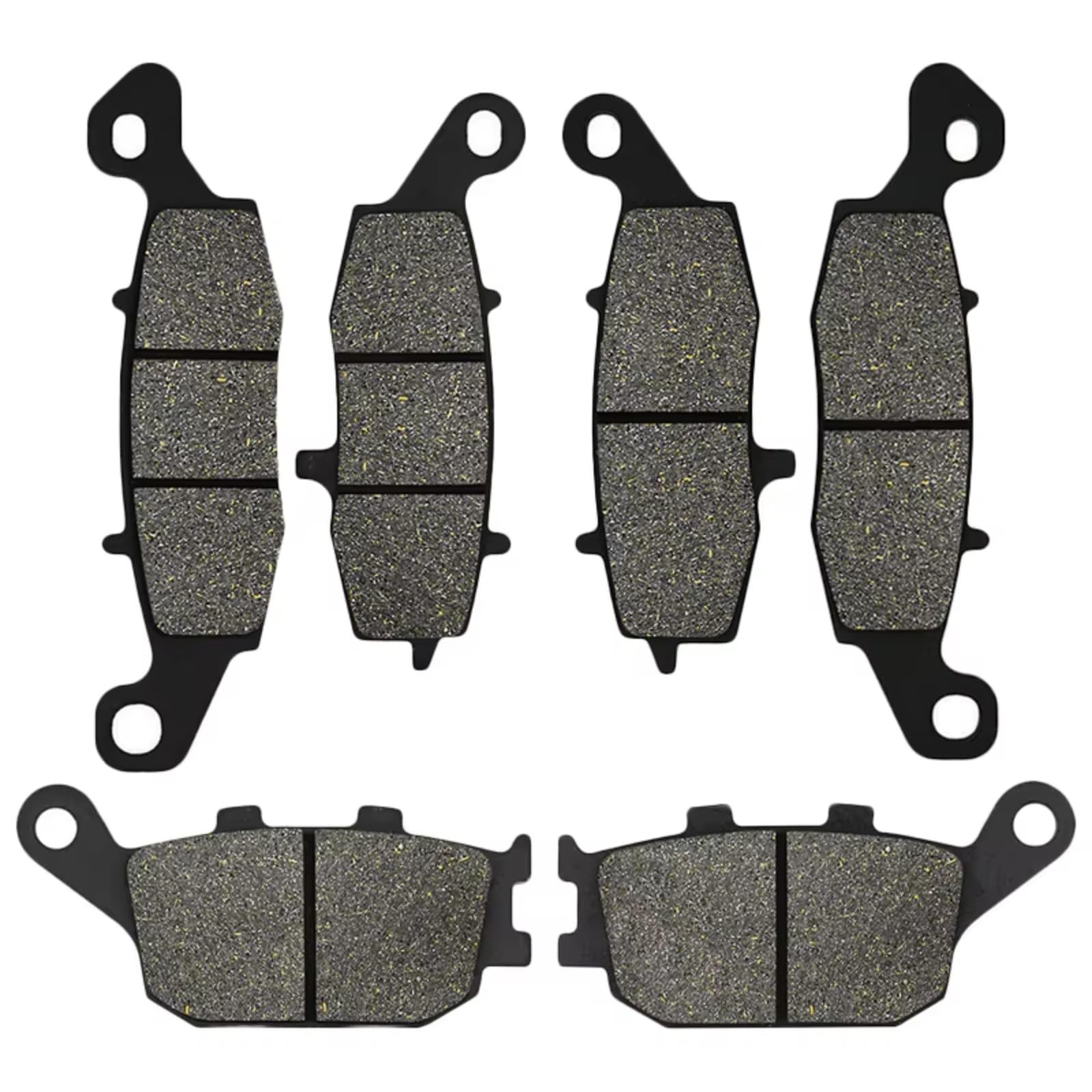CFDEKOIB Bremsbeläge Kit Kompatibel Mit Suzuki Für SV650 Non ABS 2003 2004 2005 2006 2007 2008 2009 2010 2011 2012 2013 2014 2015 Motorrad Vorne Hinten Bremsbeläge(Front and Rear) von CFDEKOIB