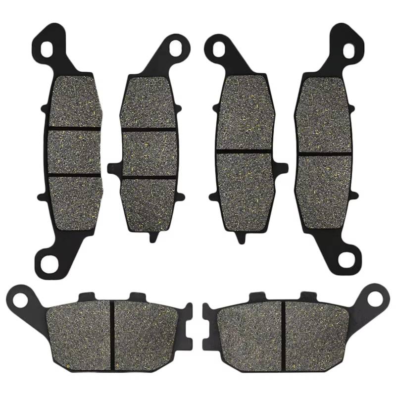CFDEKOIB Bremsbeläge Kit Kompatibel Mit Suzuki Für SV650 Non ABS 2003 2004 2005 2006 2007 2008 2009 2010 2011 2012 2013 2014 2015 Motorrad Vorne Hinten Bremsbeläge(Front and Rear) von CFDEKOIB