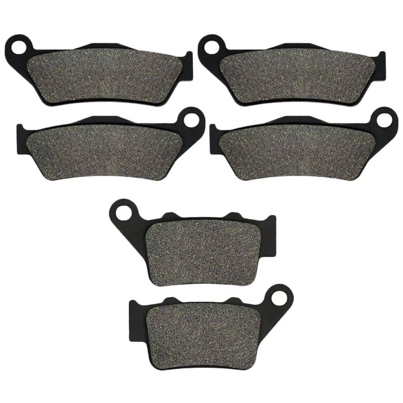 CFDEKOIB Bremsbeläge Kit Kompatibel Mit Yamaha Für XT660Z Für Tenere 2008 2009 2010 2011 2012 2013 2014 2015 2016 Motorrad Vorne Und Hinten Bremsbeläge Scheiben(Front and Rear) von CFDEKOIB