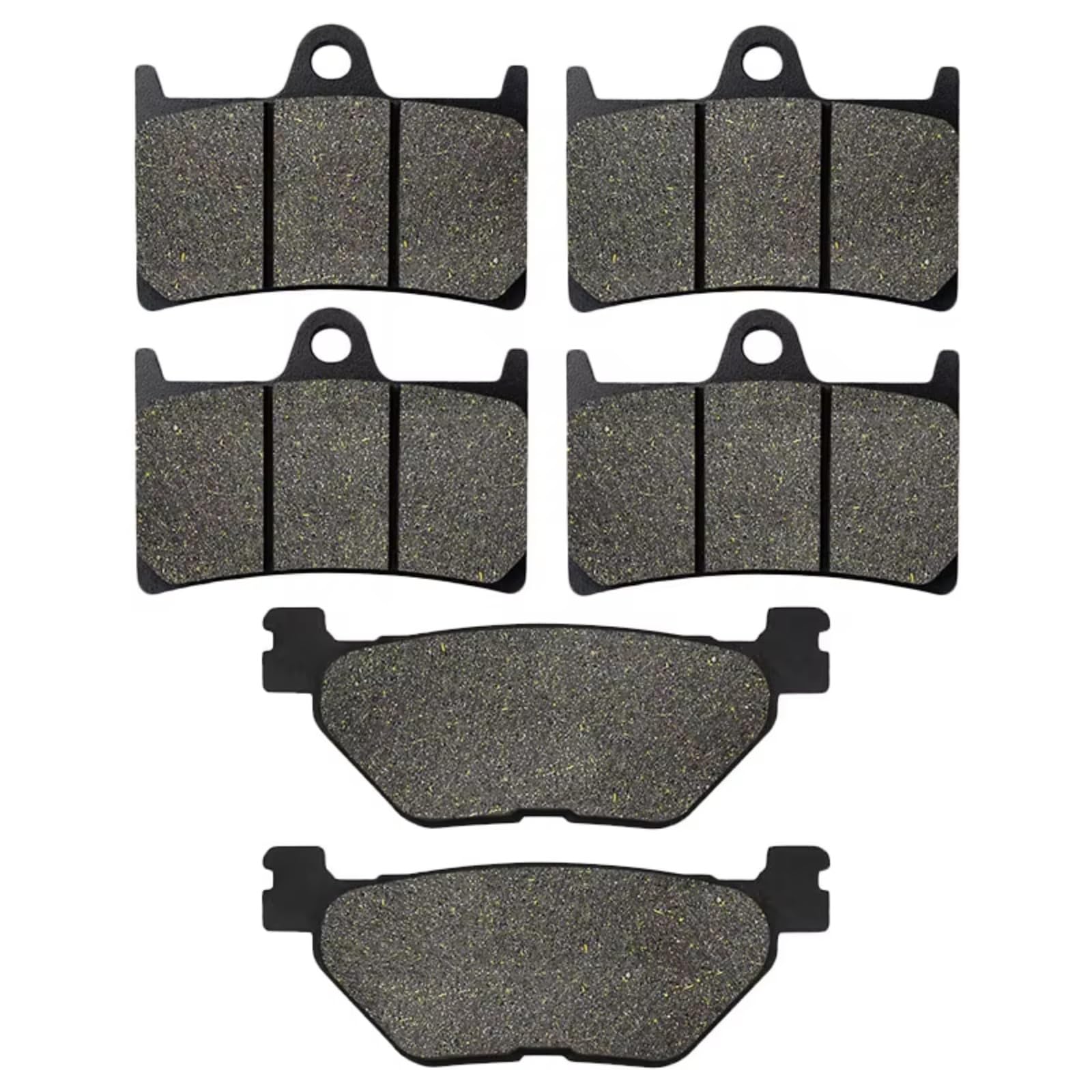 CFDEKOIB Bremsbeläge Kit Kompatibel Mit Yamaha Für XV 1900 A Midnight Star 2006 2007 2008 2009 2010 2011 2012 Motorrad Vorne Hinten Bremsbeläge Motorradzubehör(Front and Rear) von CFDEKOIB