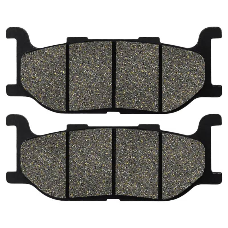 CFDEKOIB Bremsbeläge Kit Kompatibel Mit Yamaha Für XVZ1300 TF Für Venture Star 1999 2000 2001 Motorradbremsbeläge Motorradteile Bremsbeläge Vorne Oder Hinten(1 Pair Front) von CFDEKOIB