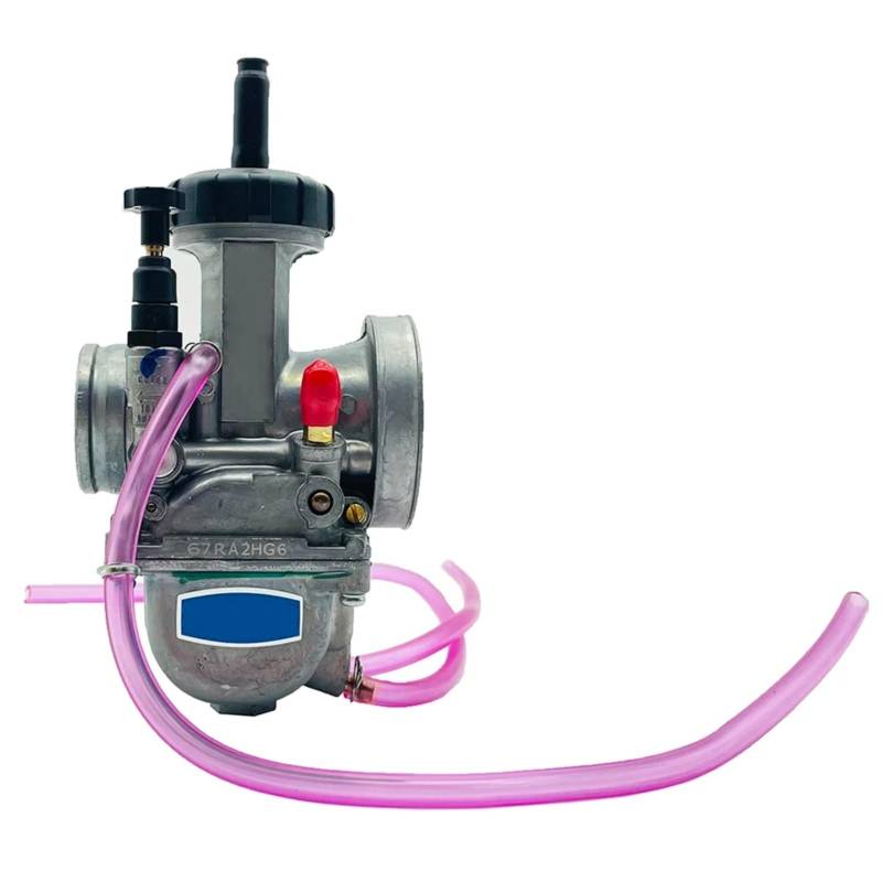 CFDEKOIB Moped-Motorrad-Vergaser Kompatibel Mit Yamaha Für YZ250 Vergaser Motorrad Power Jet Carb Vergaser Mit Filter Choke Kit Racing Carb von CFDEKOIB