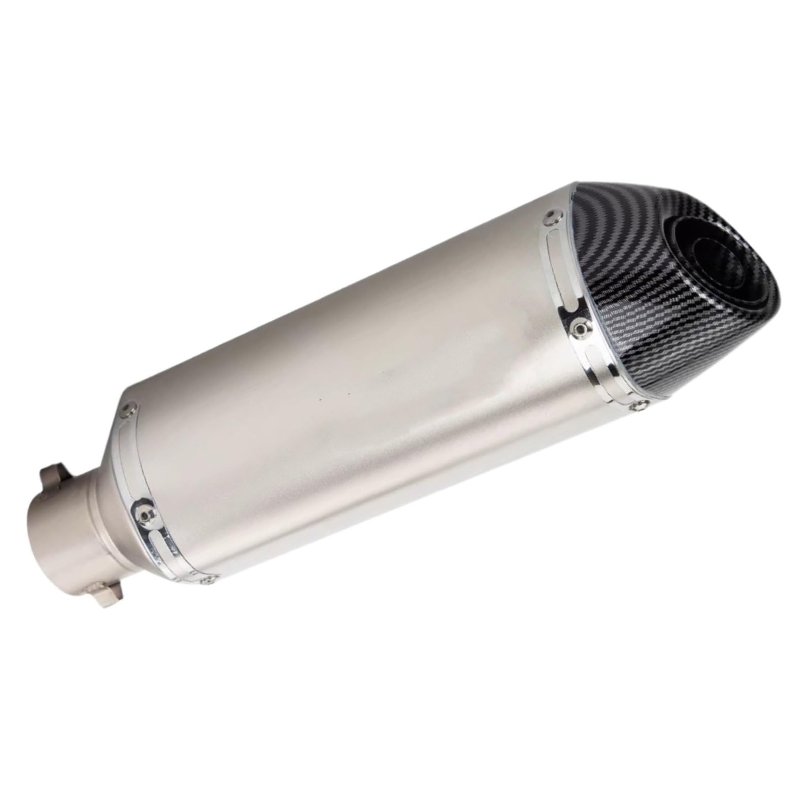 CFDEKOIB Motorrad Mittelrohr Kompatibel Mit Für NINJA250 Motorrad-Auspuffrohr, Universelles 51-mm-Motorrad-Auspuffschalldämpfer-Endrohr(Type A) von CFDEKOIB