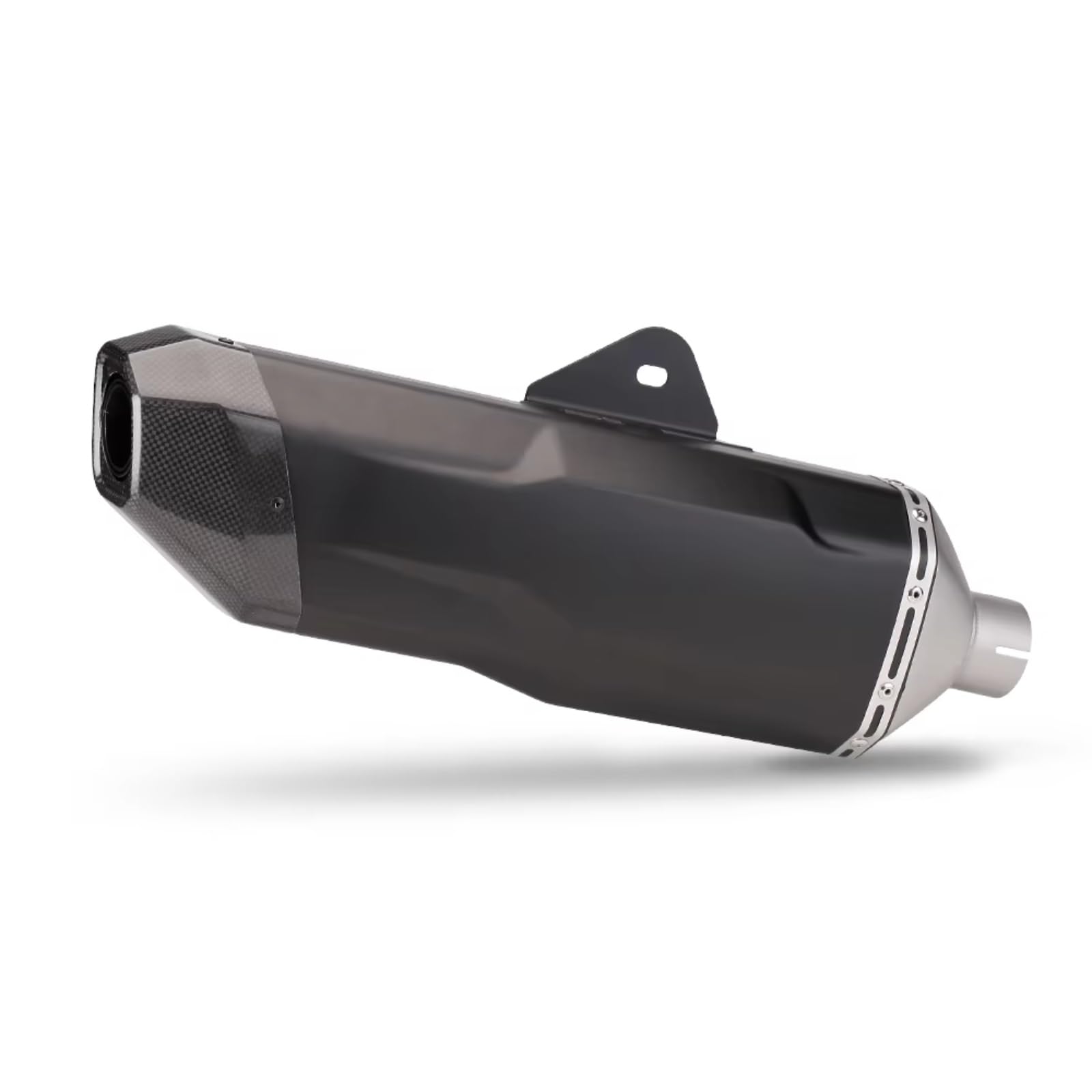 CFDEKOIB Motorrad Mittelrohr Kompatibel Mit Suzuki Für DL650 Universalzubehör Motorrad-Auspuffschalldämpfer Modifizieren Carbon Tip Endrohr(Type B) von CFDEKOIB