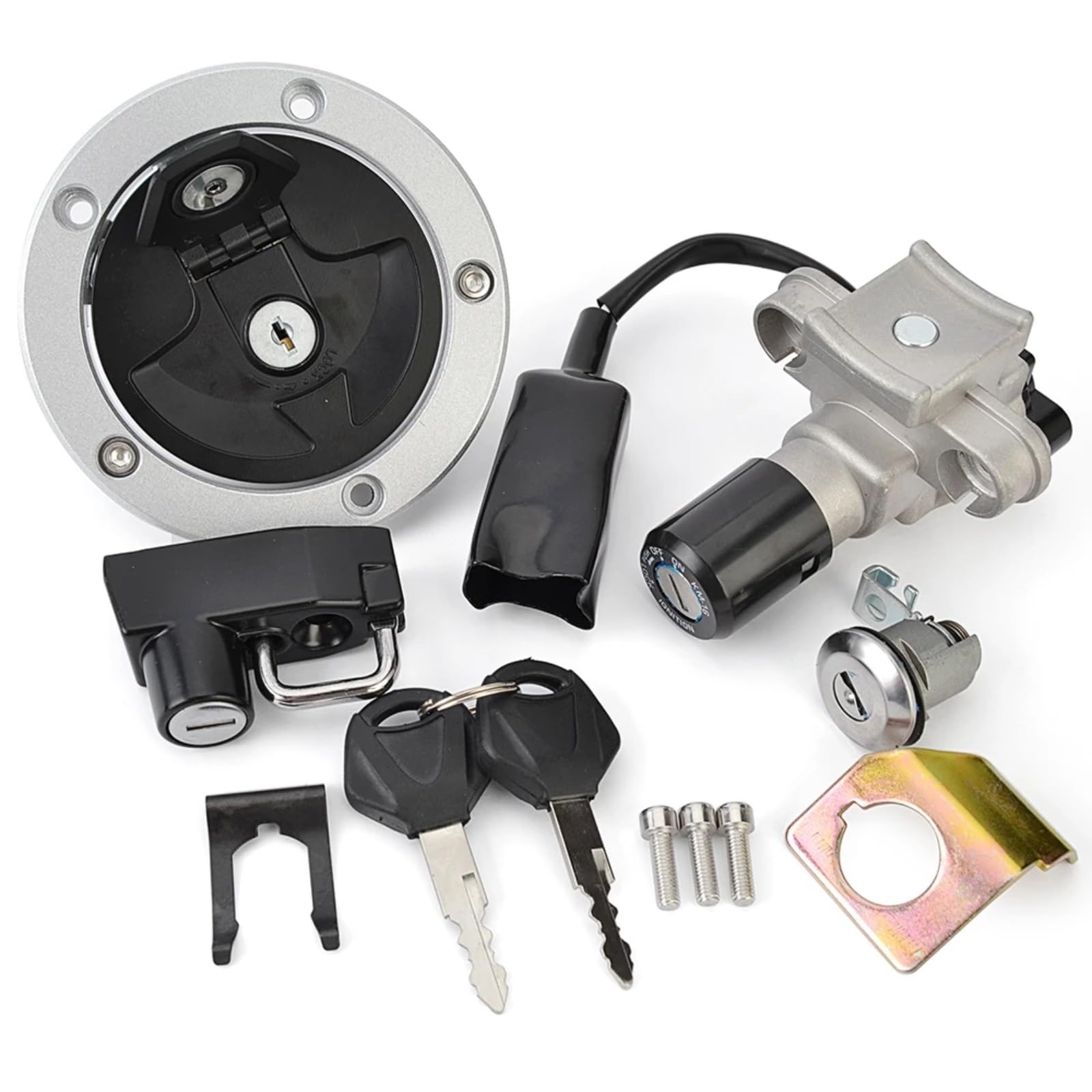 CFDEKOIB Motorrad Startschalter Kompatibel Mit BR125 Für Z125 PRO 2017 2018 2019 2020 2021 2022 2023 Motorrad-Tankdeckel-Zündschloss 27005-0612 27016-5393 51049-0728 CFDEKOIB Motorrad Startschalter Kompatibel Mit BR125 Für Z125 PRO 2017 2018 2019 2020 2021 2022 2023 Motorrad-Tankdeckel-Zündschloss 27005-0612 27016-5393 51049-0728 von CFDEKOIB