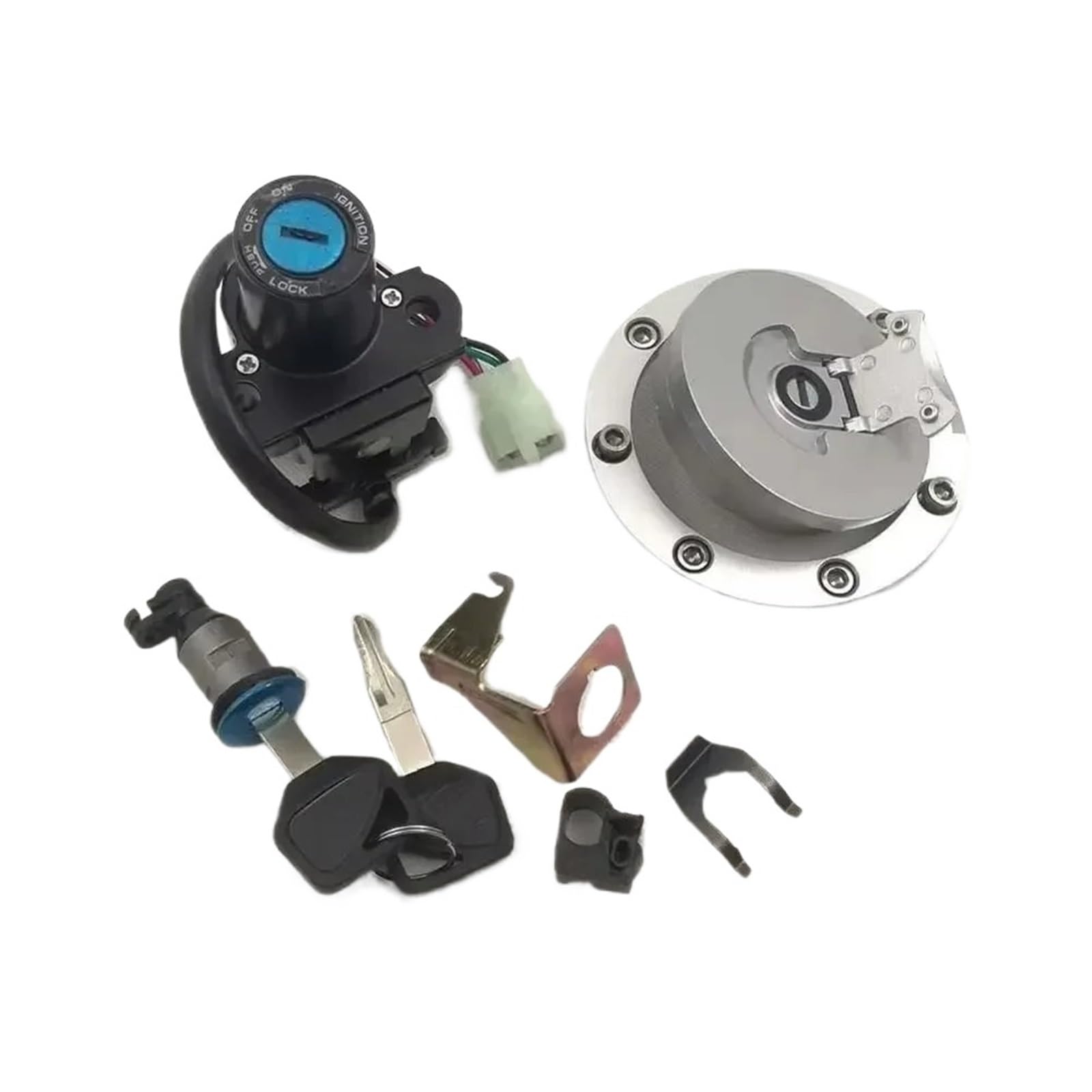 CFDEKOIB Motorrad Startschalter Kompatibel Mit CBR1000RR 2004 2005 2006 2007 Motorrad-Zündschalter, Tankdeckel-Schloss-Kit, Modifizierte Motorradzündung CFDEKOIB Motorrad Startschalter Kompatibel Mit CBR1000RR 2004 2005 2006 2007 Motorrad-Zündschalter, Tankdeckel-Schloss-Kit, Modifizierte Motorradzündung von CFDEKOIB