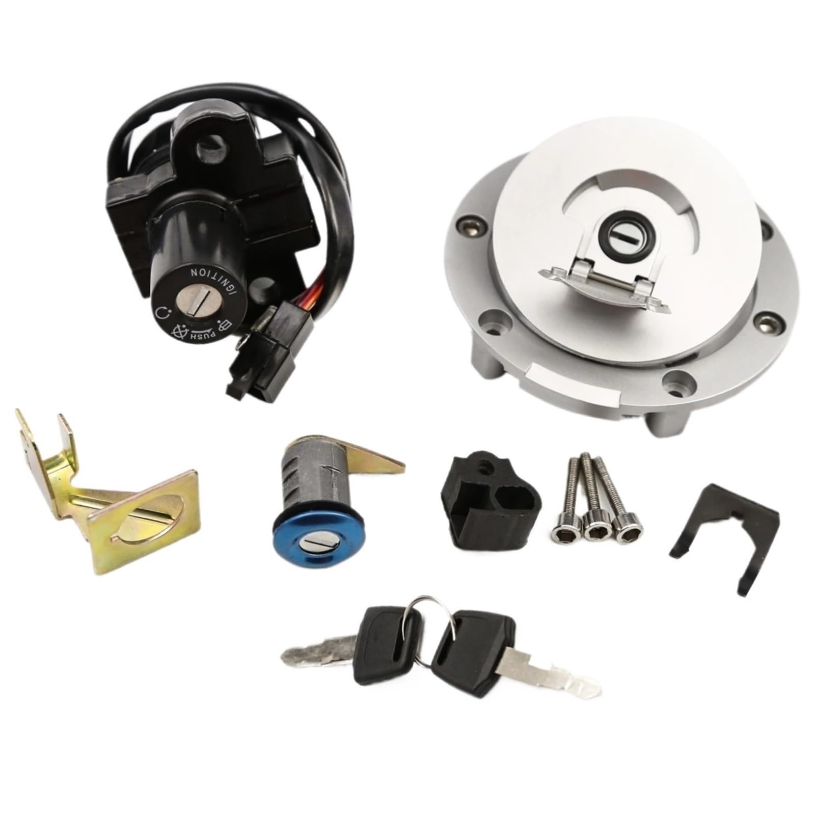 CFDEKOIB Motorrad Startschalter Kompatibel Mit CBR400 Für NC23 Für NC29 1986–1994 Für VFR400 Für NC30 1989–1992 Motorrad-Zündschalter, Tankdeckel, Zündanlassschalter, Sperrschlüssel CFDEKOIB Motorrad Startschalter Kompatibel Mit CBR400 Für NC23 Für NC29 1986–1994 Für VFR400 Für NC30 1989–1992 Motorrad-Zündschalter, Tankdeckel, Zündanlassschalter, Sperrschlüssel von CFDEKOIB