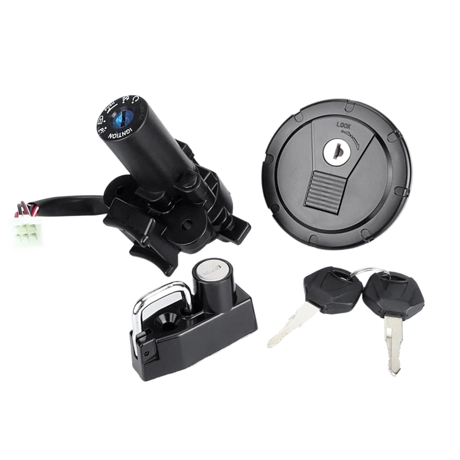 CFDEKOIB Motorrad Startschalter Kompatibel Mit D-Tracker Für KLX125 Für KLX250 Für KLX250S Für KLX250SF 2001–2014 Motorrad-Zündschloss, Tankdeckel, Tankdeckel, Schlüsselsatz CFDEKOIB Motorrad Startschalter Kompatibel Mit D-Tracker Für KLX125 Für KLX250 Für KLX250S Für KLX250SF 2001–2014 Motorrad-Zündschloss, Tankdeckel, Tankdeckel, Schlüsselsatz von CFDEKOIB