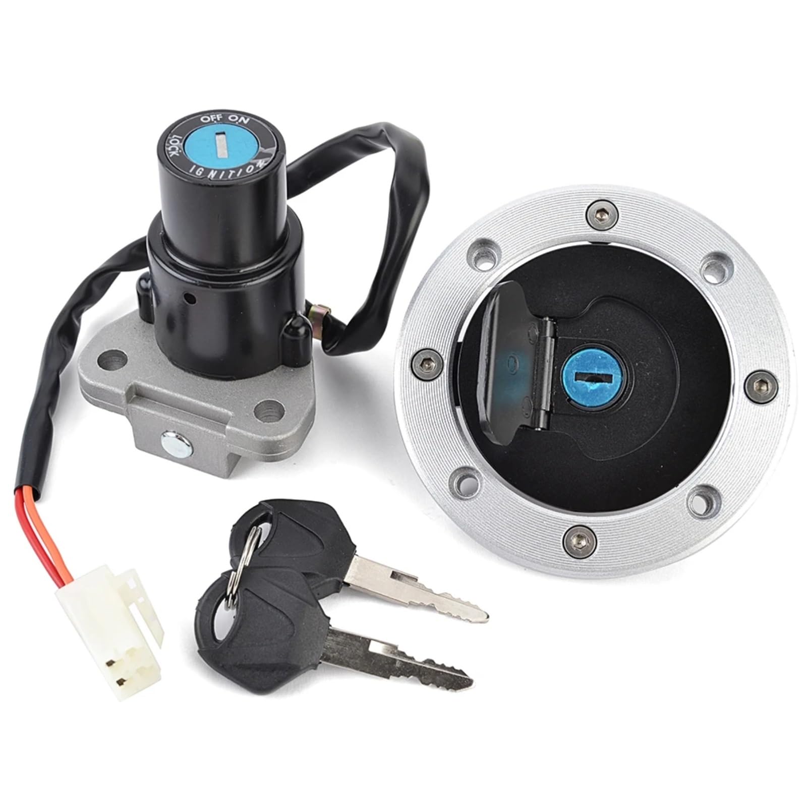 CFDEKOIB Motorrad Startschalter Kompatibel Mit Hyosung Für GT250R Für GT650R Für GD250R Für GT250 Für GT650 Für GT650S 37000HP9200 Motorrad-Tankdeckel-Zündschloss CFDEKOIB Motorrad Startschalter Kompatibel Mit Hyosung Für GT250R Für GT650R Für GD250R Für GT250 Für GT650 Für GT650S 37000HP9200 Motorrad-Tankdeckel-Zündschloss von CFDEKOIB