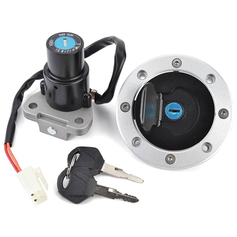 CFDEKOIB Motorrad Startschalter Kompatibel Mit Hyosung Für GT250R Für GT650R Für GD250R Für GT250 Für GT650 Für GT650S 37000HP9200 Motorrad-Tankdeckel-Zündschloss von CFDEKOIB