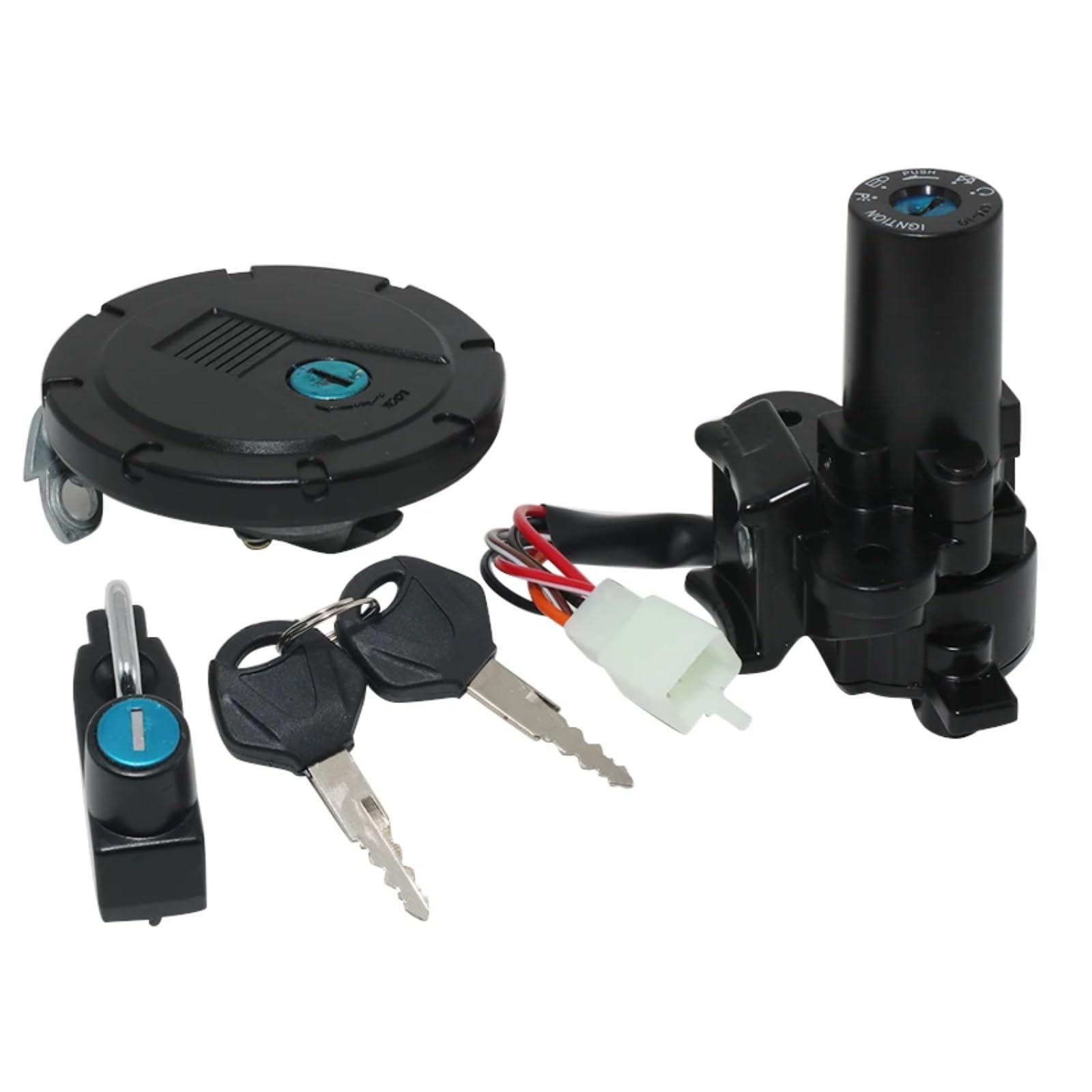 CFDEKOIB Motorrad Startschalter Kompatibel Mit KLX250 2001–2014, Für KLX250SF 2009–2010, Für KLX250S 2009–2014, Für KLX125 2010–2014, Motorrad-Tankdeckel, Zündschlossschloss 51049–0047 CFDEKOIB Motorrad Startschalter Kompatibel Mit KLX250 2001–2014, Für KLX250SF 2009–2010, Für KLX250S 2009–2014, Für KLX125 2010–2014, Motorrad-Tankdeckel, Zündschlossschloss 51049–0047 von CFDEKOIB