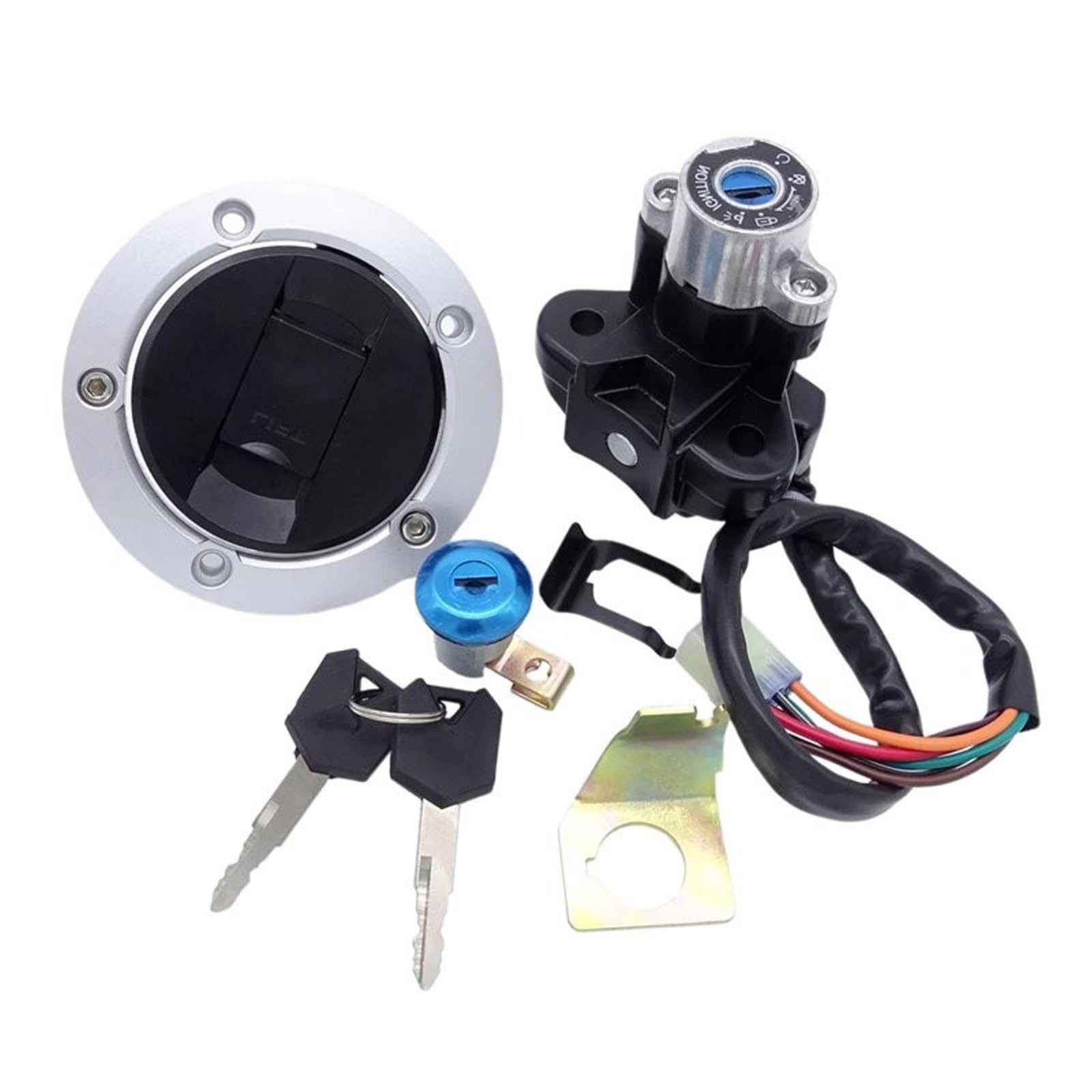 CFDEKOIB Motorrad Startschalter Kompatibel Mit Suzuki Für SV1000S 2003–2008 Für GSXR750 2004–2005 Für GSXR1000 2005–2006 Für GSX650 2008–2011 Motorrad-Zündschalterschloss, Tankdeckel CFDEKOIB Motorrad Startschalter Kompatibel Mit Suzuki Für SV1000S 2003–2008 Für GSXR750 2004–2005 Für GSXR1000 2005–2006 Für GSX650 2008–2011 Motorrad-Zündschalterschloss, Tankdeckel von CFDEKOIB