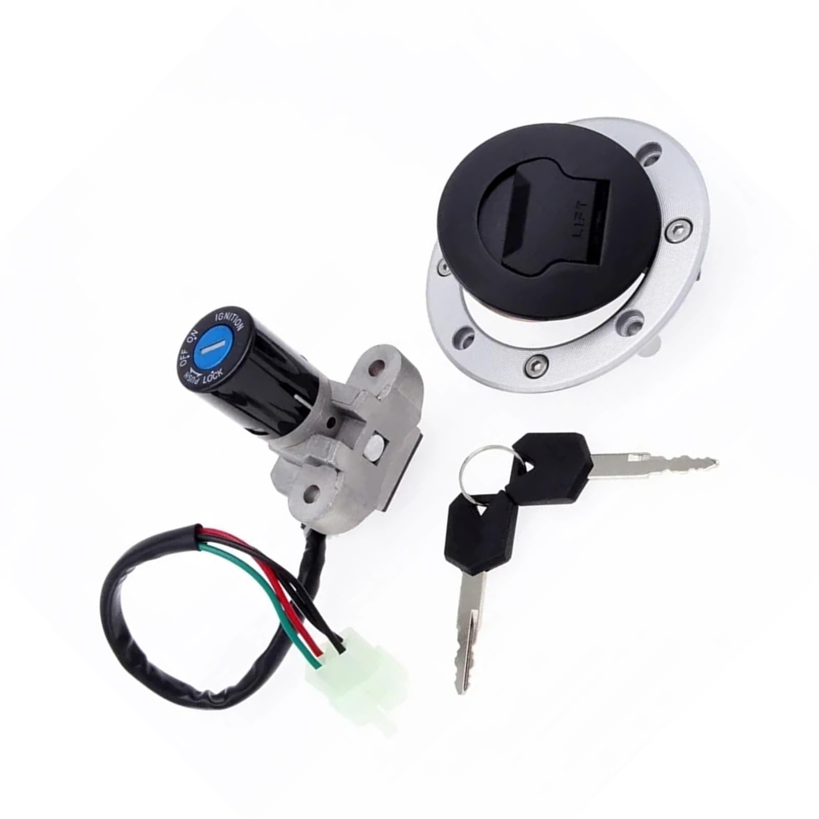 CFDEKOIB Motorrad Startschalter Kompatibel Mit Suzuki Für TL1000R Für SV650 Für GSXR1000 Für GSF1200. 1 Satz Motorrad-Tankdeckel-Zündschloss Mit 2 Schlüsseln CFDEKOIB Motorrad Startschalter Kompatibel Mit Suzuki Für TL1000R Für SV650 Für GSXR1000 Für GSF1200. 1 Satz Motorrad-Tankdeckel-Zündschloss Mit 2 Schlüsseln von CFDEKOIB