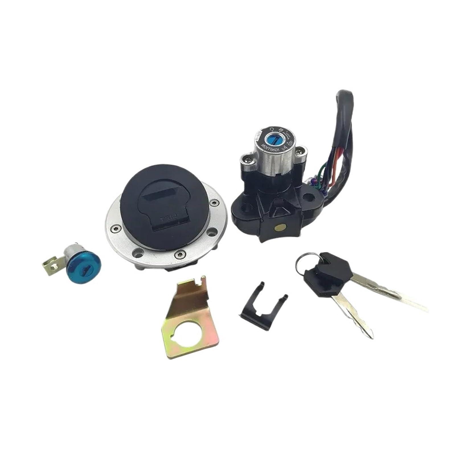 CFDEKOIB Motorrad Startschalter Kompatibel Mit Suzuki Für V-Strom Für DL1000 2002 2003 2004 2005 2006 2007 2008 2009 Motorrad-Zündschloss, Tankdeckel Mit 2 Schlüsseln CFDEKOIB Motorrad Startschalter Kompatibel Mit Suzuki Für V-Strom Für DL1000 2002 2003 2004 2005 2006 2007 2008 2009 Motorrad-Zündschloss, Tankdeckel Mit 2 Schlüsseln von CFDEKOIB