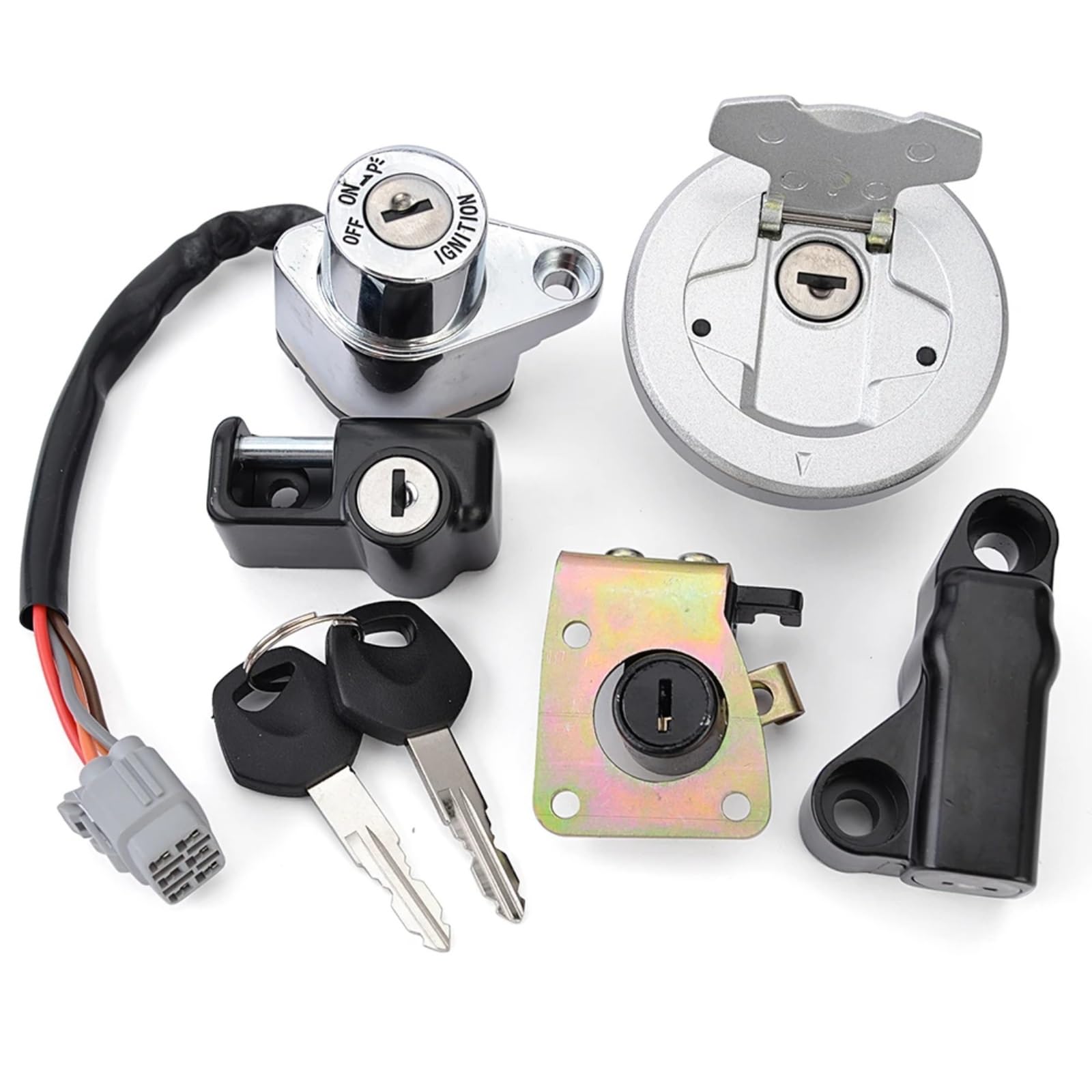 CFDEKOIB Motorrad Startschalter Kompatibel Mit Suzuki Für VZ1500 Für Boulevard Für M90 Für Intruder Für M1500 2009 2010 Motorrad-Tankdeckel-Zündschloss 37000-40831 CFDEKOIB Motorrad Startschalter Kompatibel Mit Suzuki Für VZ1500 Für Boulevard Für M90 Für Intruder Für M1500 2009 2010 Motorrad-Tankdeckel-Zündschloss 37000-40831 von CFDEKOIB