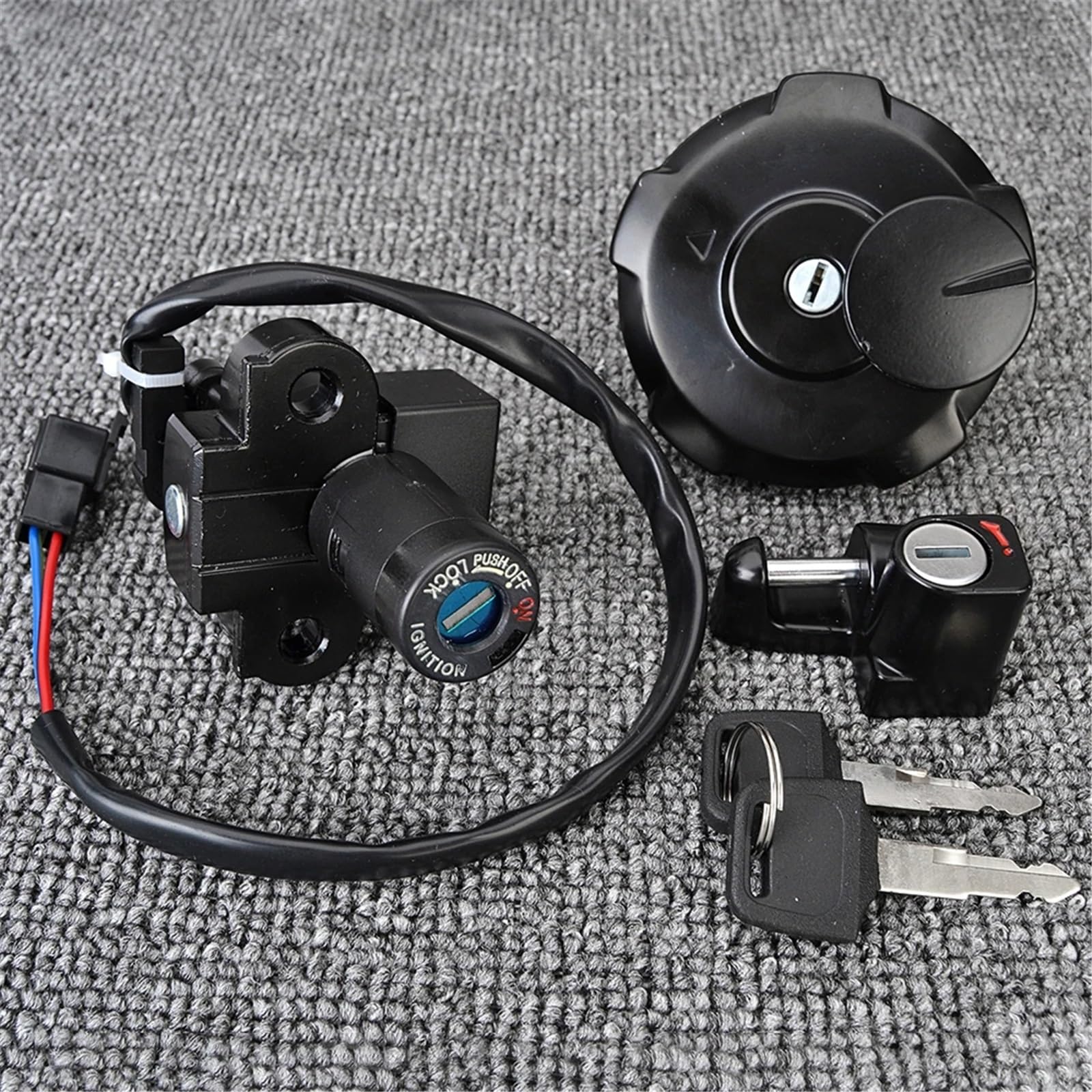 CFDEKOIB Motorrad Startschalter Kompatibel Mit XR650 Für XR650L 1993–2012 2013 2014 2015 2016 2017 Motorrad-Zündschalter, Tankdeckel-Sperrschlüssel 35010-MY6-680 35010-MY6-L40 CFDEKOIB Motorrad Startschalter Kompatibel Mit XR650 Für XR650L 1993–2012 2013 2014 2015 2016 2017 Motorrad-Zündschalter, Tankdeckel-Sperrschlüssel 35010-MY6-680 35010-MY6-L40 von CFDEKOIB