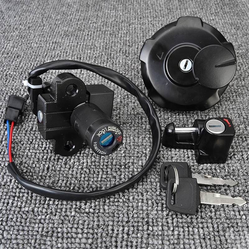CFDEKOIB Motorrad Startschalter Kompatibel Mit XR650 Für XR650L 1993–2012 2013 2014 2015 2016 2017 Motorrad-Zündschalter, Tankdeckel-Sperrschlüssel 35010-MY6-680 35010-MY6-L40 von CFDEKOIB