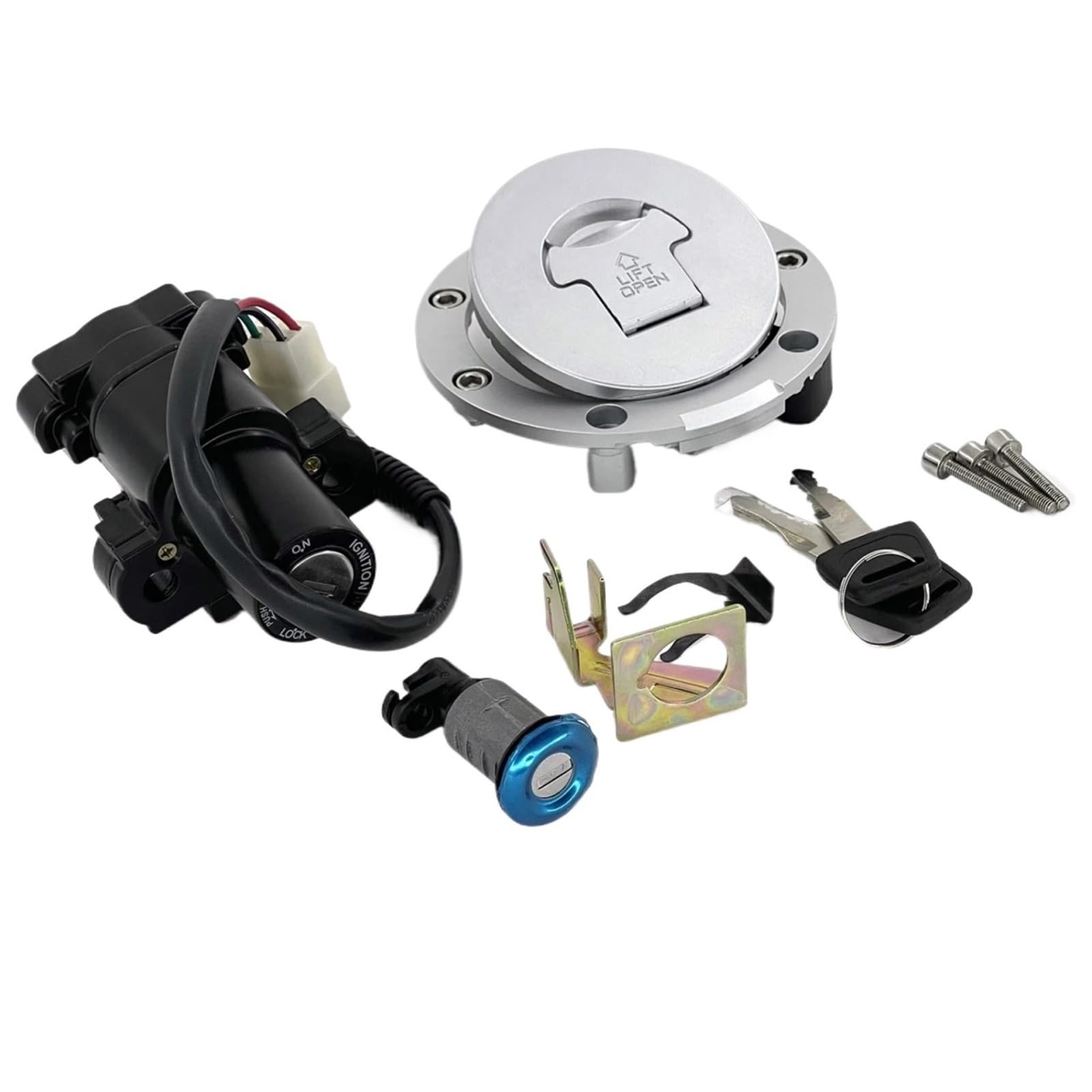 CFDEKOIB Motorrad Startschalter Kompatibel Mit Yamaha Für MT03 Für FZ6R Für XJ6 Für MT09 Für FZ09. Motorrad-Startzündschlossschloss, Tankdeckel-Abdeckungsschlüssel CFDEKOIB Motorrad Startschalter Kompatibel Mit Yamaha Für MT03 Für FZ6R Für XJ6 Für MT09 Für FZ09. Motorrad-Startzündschlossschloss, Tankdeckel-Abdeckungsschlüssel von CFDEKOIB