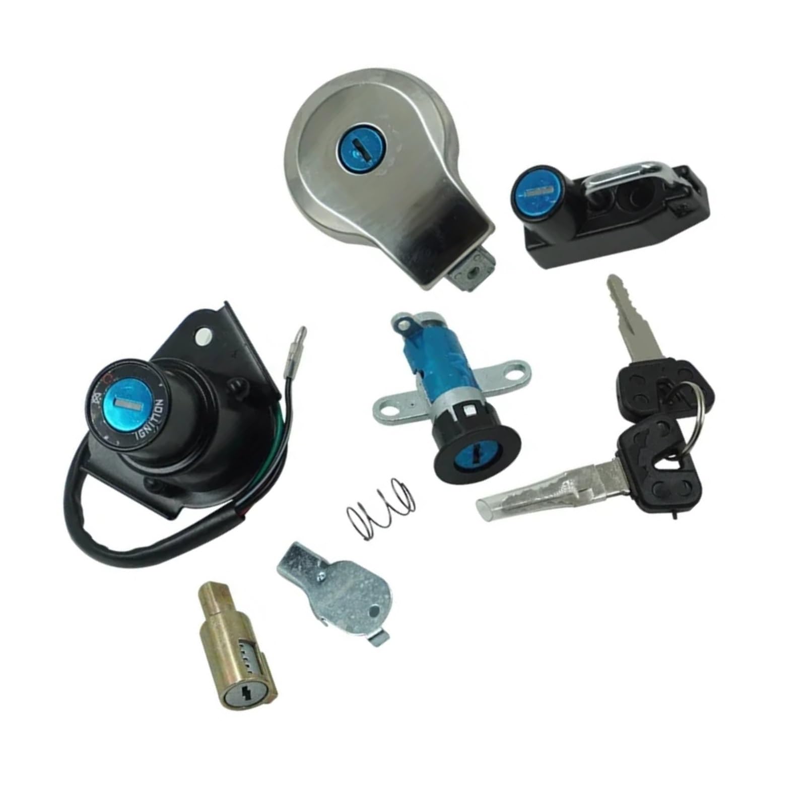 CFDEKOIB Motorrad Startschalter Kompatibel Mit Yamaha Für Virago Für XV535 1987-2000 Für Virago Für XV240 250 3LS Motorrad-Start-Zündschalterschloss Tankdeckel-Abdeckungssatz Motorradschlösser CFDEKOIB Motorrad Startschalter Kompatibel Mit Yamaha Für Virago Für XV535 1987-2000 Für Virago Für XV240 250 3LS Motorrad-Start-Zündschalterschloss Tankdeckel-Abdeckungssatz Motorradschlösser von CFDEKOIB
