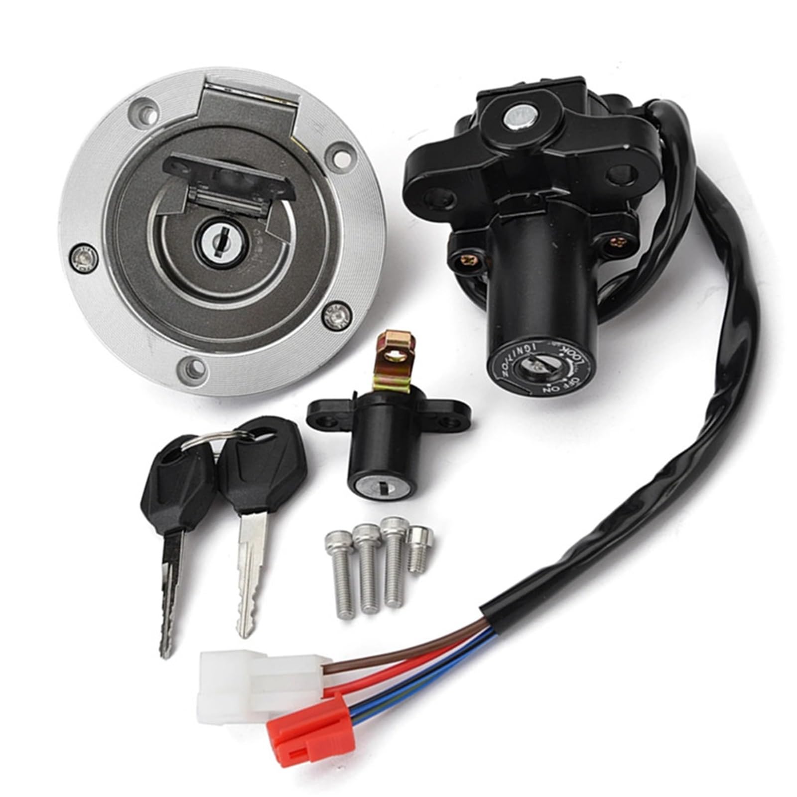 CFDEKOIB Motorrad Startschalter Kompatibel Mit Yamaha Für XT660 Für XT660Z Für Tenere 2008–2013 Für XJ6 Für XJ6F Für XJ6N 2009–2013 Motorrad-Zündschalter-Tankdeckel Mit 2 Schlüsseln CFDEKOIB Motorrad Startschalter Kompatibel Mit Yamaha Für XT660 Für XT660Z Für Tenere 2008–2013 Für XJ6 Für XJ6F Für XJ6N 2009–2013 Motorrad-Zündschalter-Tankdeckel Mit 2 Schlüsseln von CFDEKOIB