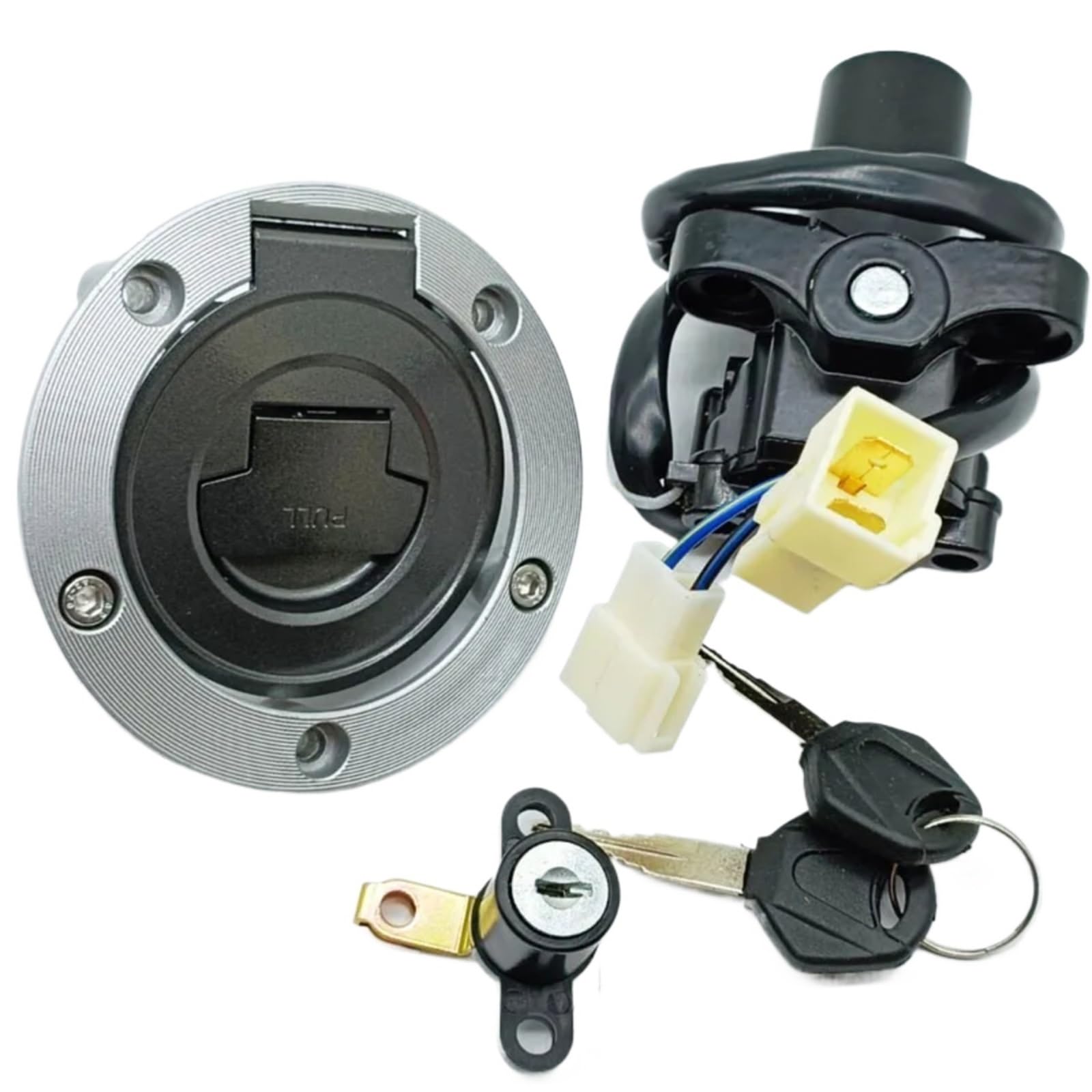 CFDEKOIB Motorrad Startschalter Kompatibel Mit Yamaha Für XVS1300CU Für XVS1300 Für Custom 2014–2016 Für XVS1300A Für V-Star 2011–2015 Motorrad-Zündschalterschloss, Tankdeckel 11C-W8250–01 CFDEKOIB Motorrad Startschalter Kompatibel Mit Yamaha Für XVS1300CU Für XVS1300 Für Custom 2014–2016 Für XVS1300A Für V-Star 2011–2015 Motorrad-Zündschalterschloss, Tankdeckel 11C-W8250–01 von CFDEKOIB