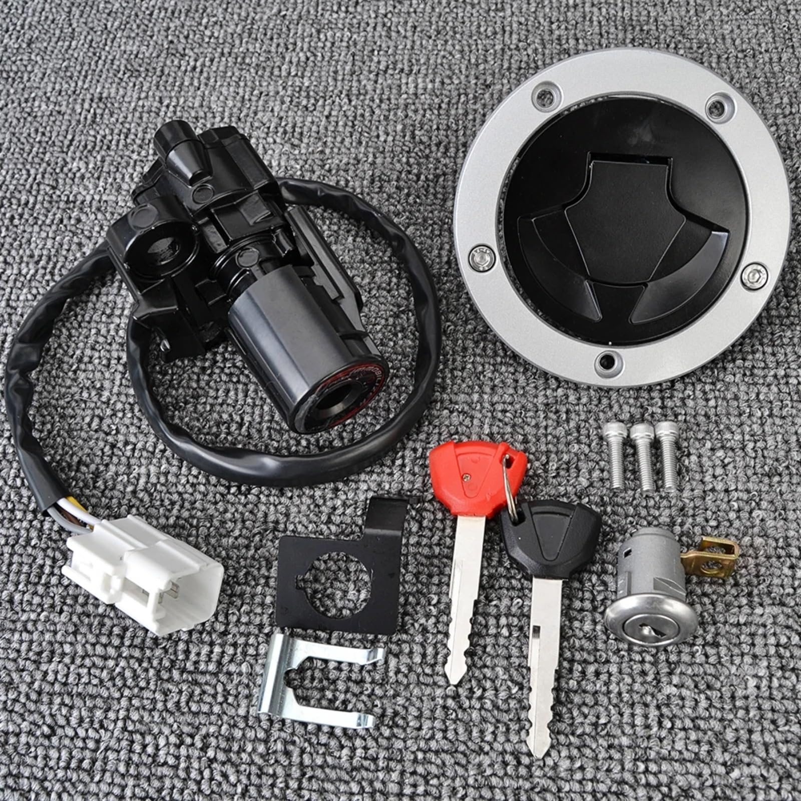 CFDEKOIB Motorrad Startschalter Kompatibel Mit ZX1000 Für Ninja Für ZX10R 2011–2015 Für Ninja 1000 2011–2019 Motorrad-Zündschalter, Tankdeckel-Sperrschlüssel 27005–0556 27045–5470 CFDEKOIB Motorrad Startschalter Kompatibel Mit ZX1000 Für Ninja Für ZX10R 2011–2015 Für Ninja 1000 2011–2019 Motorrad-Zündschalter, Tankdeckel-Sperrschlüssel 27005–0556 27045–5470 von CFDEKOIB
