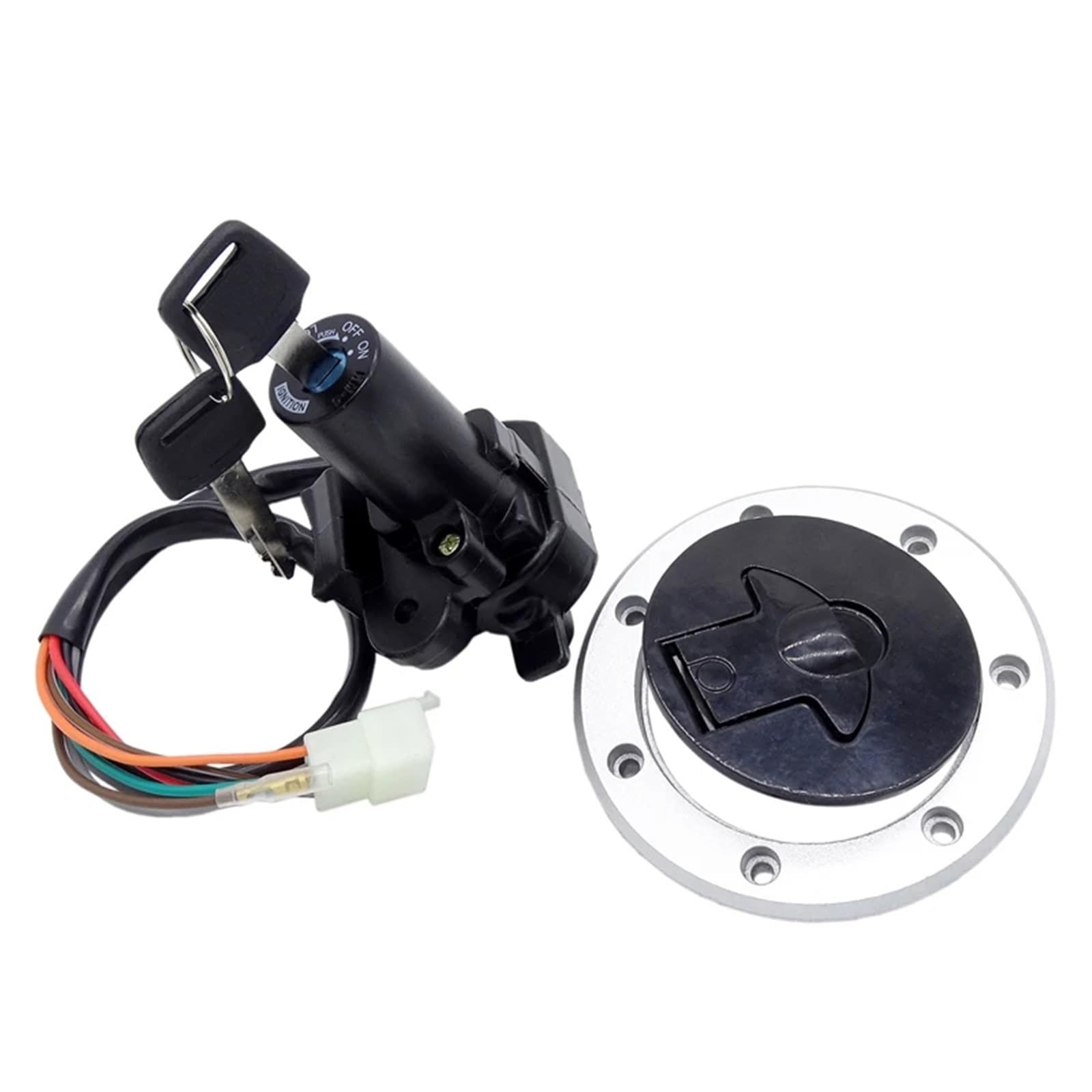 CFDEKOIB Motorrad Startschalter Kompatibel Mit ZXR750 1991-1994 Für ZXR400 1991-1999 Für ZZR600 1993-2004 Für ZZR400 1993-2006 Motorrad-Zündschloss-Tankdeckel-Schlüssel CFDEKOIB Motorrad Startschalter Kompatibel Mit ZXR750 1991-1994 Für ZXR400 1991-1999 Für ZZR600 1993-2004 Für ZZR400 1993-2006 Motorrad-Zündschloss-Tankdeckel-Schlüssel von CFDEKOIB