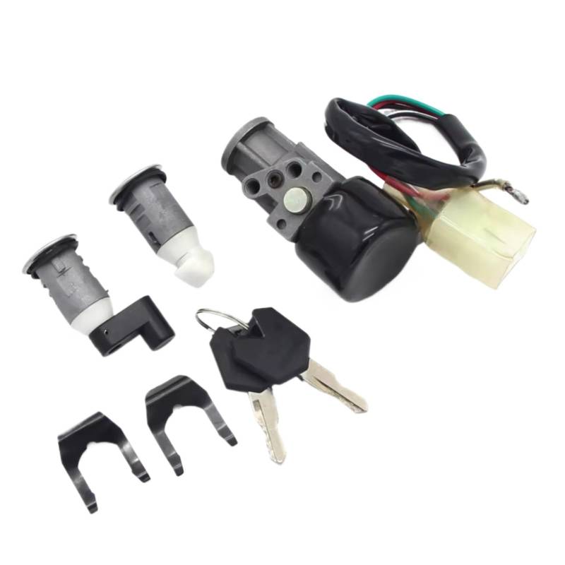 CFDEKOIB Motorrad Zündschloss Für CH125 Spacy 1984-1996 35010-KV8-680 Motorrad Zündschloss Kit Montage Für Tankdeckel Tank Abdeckung Mit 2 Schlüssel von CFDEKOIB