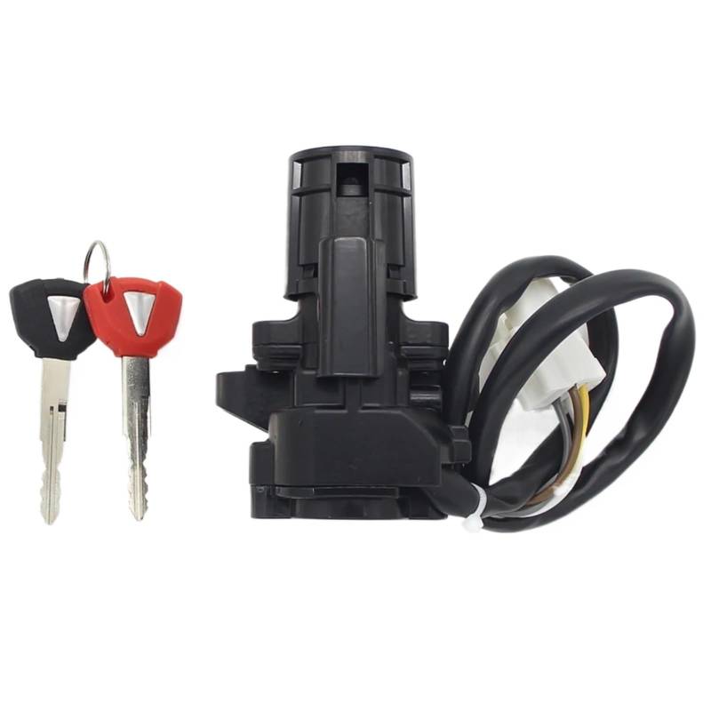 CFDEKOIB Motorrad Zündschloss Kompatibel Mit Für ER650 Für ER6N 2012–2016 Für EX650 Für Ninja650 2012–2016 Zündschloss-Schalter-Set Motorradschlüssel-Set von CFDEKOIB