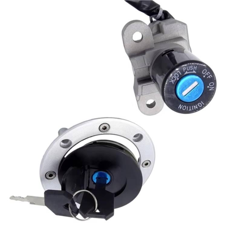 CFDEKOIB Motorrad Zündschloss Kompatibel Mit Suzuki Für GSXR750 1993–1999 Für TL1000R 1998–2003 Motorrad-Tankdeckel Zündschloss Motorrad-Zubehör von CFDEKOIB