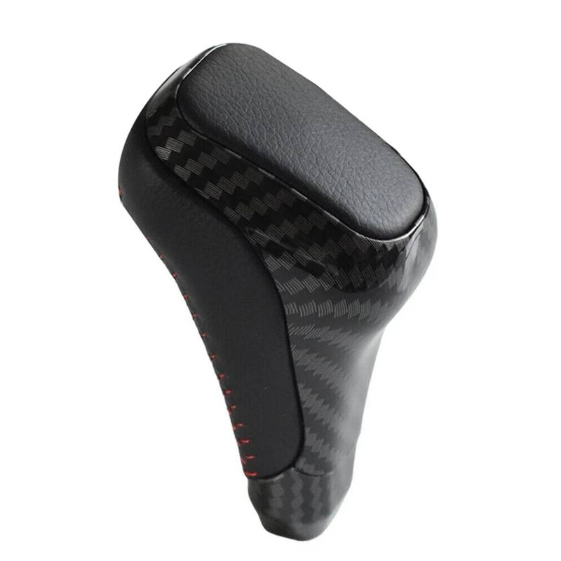 CFDEKOIB Schalthebelkopf Kompatibel Mit 4Runner 2010 2011 2012 2013 2014 2015 2016 2017 2018 2019 Für Fortuner 2015-2019 Autofaser-Schaltknauf Autoinnenraum Autoteile von CFDEKOIB