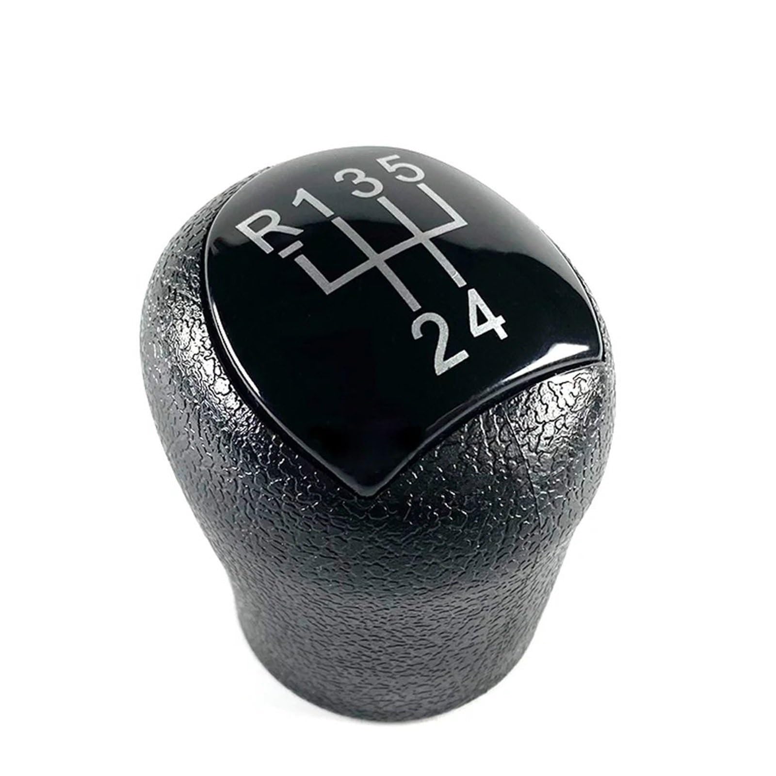 CFDEKOIB Schalthebelkopf Kompatibel Mit Für Megane Für Cabriolet Für Classic 1996 1997 1998 1999 2000 2001 2002 2003 Auto Schaltknauf Hebel Schalthebel Stiftspitze(Black White) von CFDEKOIB