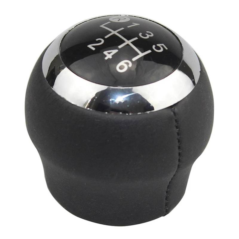 CFDEKOIB Schalthebelkopf Kompatibel Mit Toyota Für Yaris Für Avensis Für Auris 6-Gang-Schaltknauf Griff Schalthebel Auto-Dekorationszubehör(Black) von CFDEKOIB