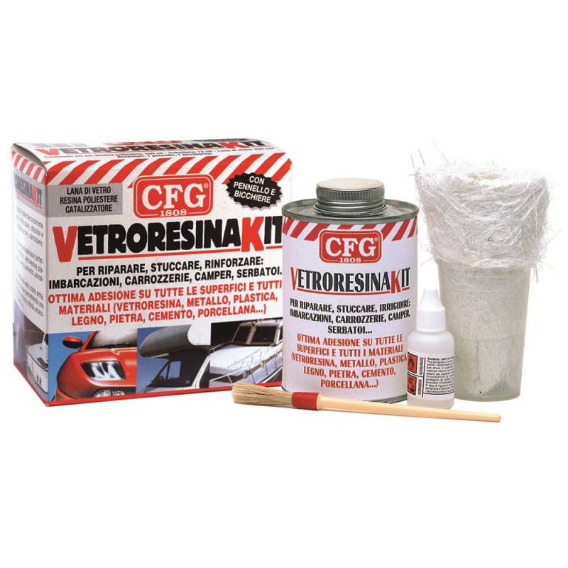 KIT VETRORESINA RIPARAZIONI STUCCO 500 ML von CFG 1808