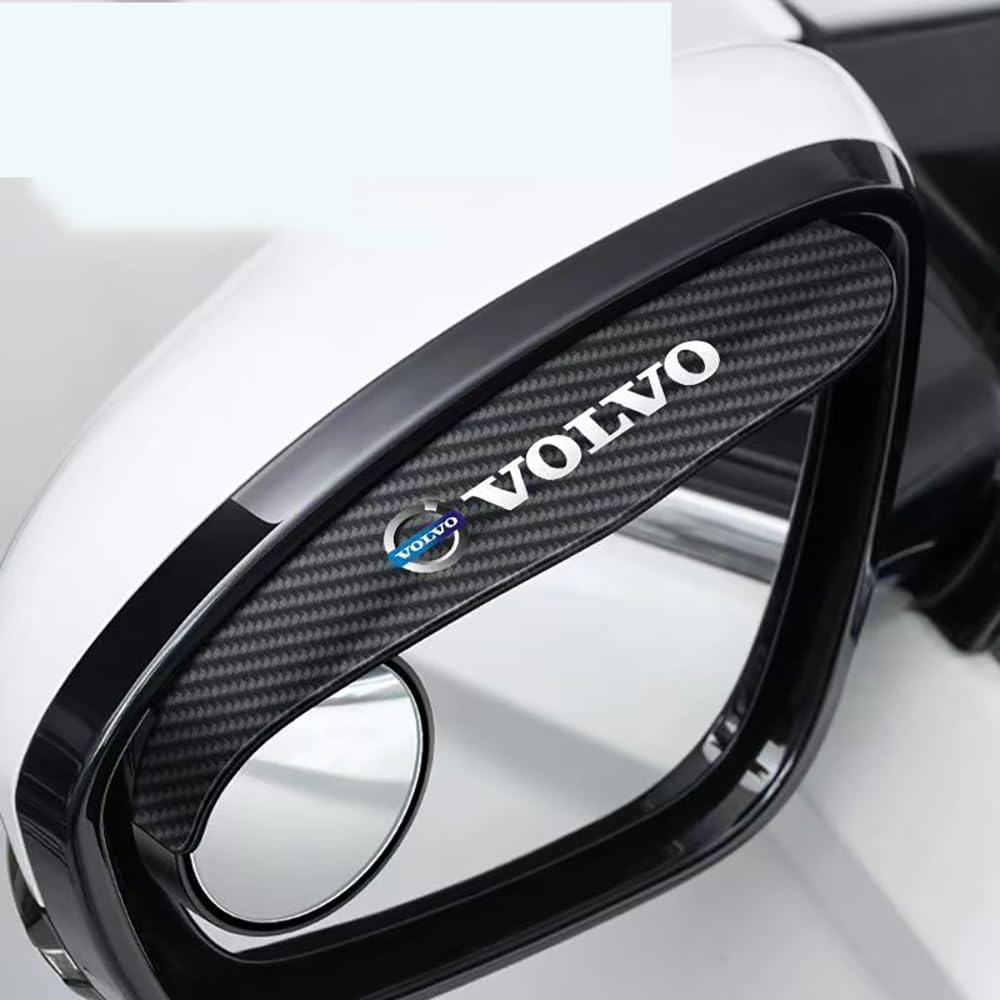 2pack Regen Augenbrauen für Auto Rückspiegel, für Volvo EX30 EX90 S40 S60 S70 S80 S90 Rückspiegel Zubehör, um Regenstörungen zu verhindern von CFIZZ
