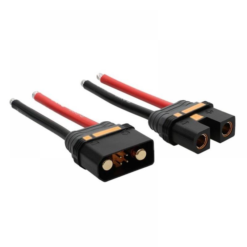 1 Paar männlich-weiblicher Stromanschluss-Adapter mit 6 AWG 100 mm Draht, kompatibel mit RC Landwirtschaftsdrohne E-Bike QS10-S von CFMIAWIC