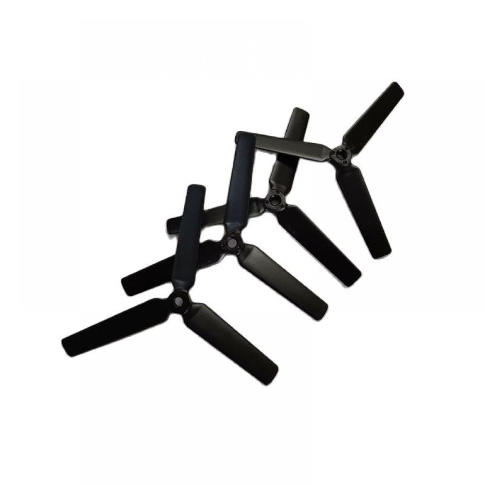 2 Paar 5045 5 Zoll 3-Helices Requisiten Kompatibel mit RC Drone FPV Racing Quadcopter kompatibel mit Starrflügelflugzeugen(2PAIRS BLACK) von CFMIAWIC