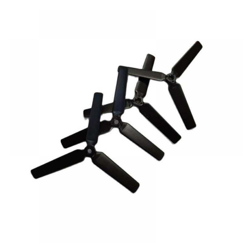 2 Paar 5045 5 Zoll 3-Helices Requisiten Kompatibel mit RC Drone FPV Racing Quadcopter kompatibel mit Starrflügelflugzeugen(2PAIRS BLACK) von CFMIAWIC