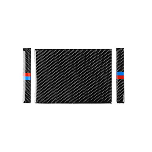 Carbon Fiber Innendekoration Aufkleber Rahmenabdeckung Zieraufkleber für BMW 3er E46 1998-2005 (Rear Air Vent Trim) von CFS