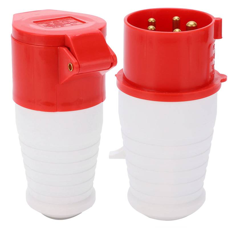 16A 5Pin Industrial Plug Coppler 3 Phase IP44 220-380V/240-415V 3p+N+E Lerfrom Fallen ab. Industrial Plugplug Coppler3 Phase Plug5Pin Plug16A Plugindustrial Supplies von CFTGIW