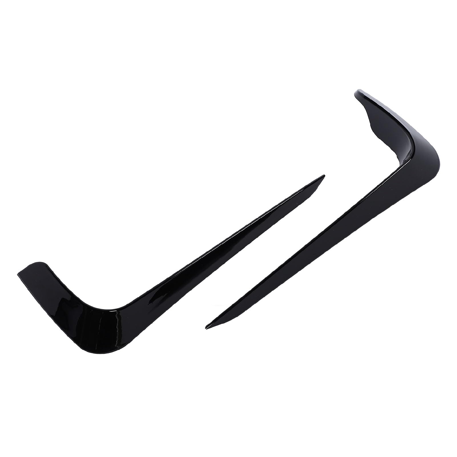 2 PCs Vordere Stoßfänger Splitter Aerodynamische Seitenlager Windspoiler für 3er E90 E91 M Sport Pre? LCI 2005 Bis 2008 Kohlefaser Lassen (Helles Schwarz) von CFTGIW