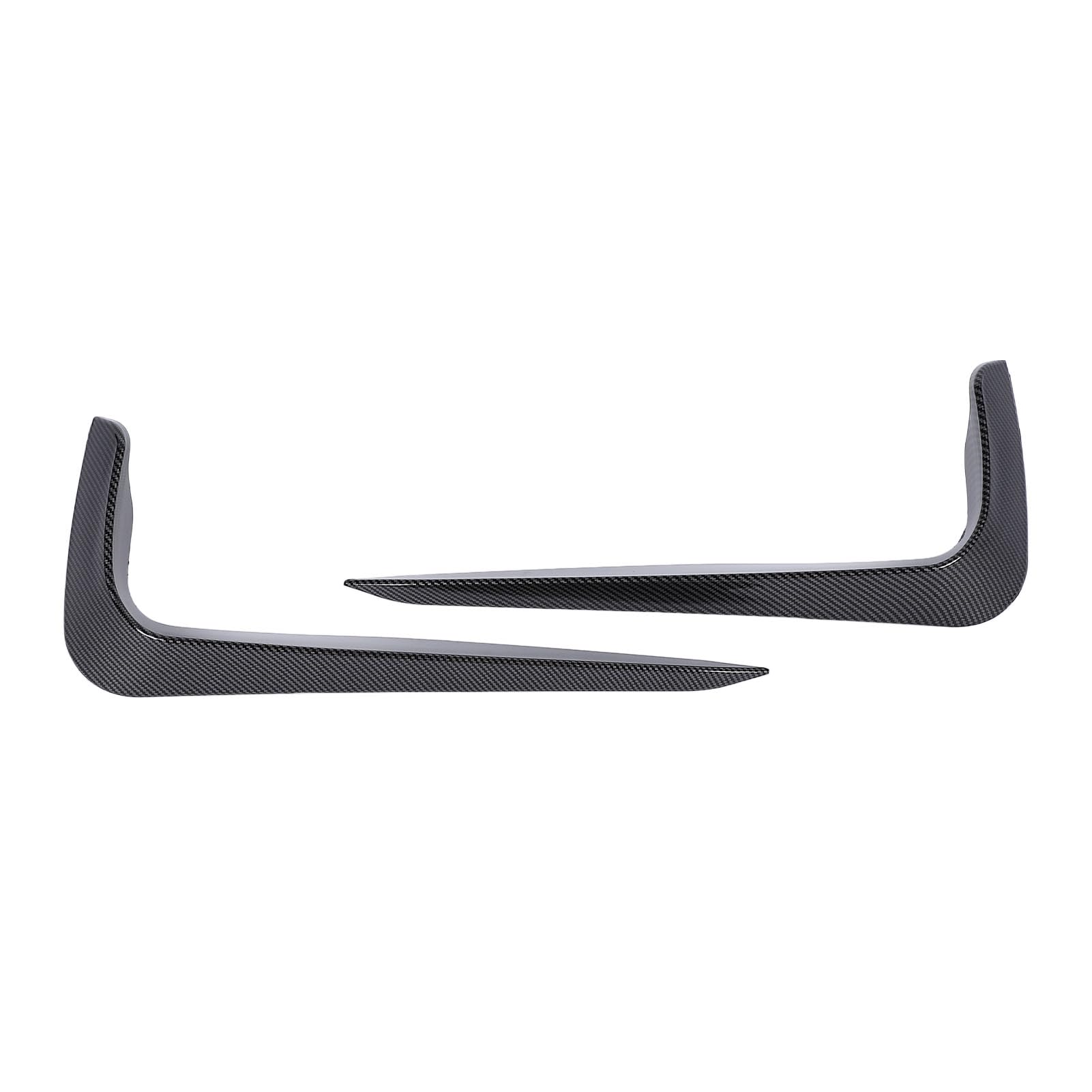 2 PCs Vordere Stoßfänger Splitter Aerodynamische Seitenlager Windspoiler für 3er E90 E91 M Sport Pre? LCI 2005 Bis 2008 Kohlefaser Lassen (Kohlefaser-Stil) von CFTGIW