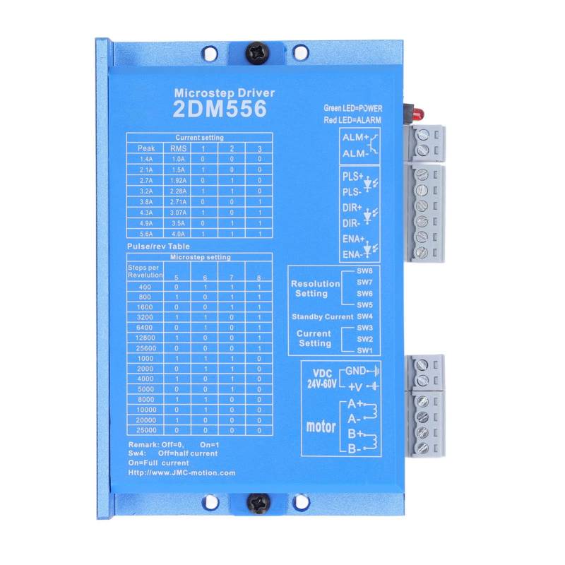 2 Phase -Stepper -Motorrad -Treiber Low -Wärme -Strahlung Kleiner Schwingung Digitaler Stepper -Motorrad -Treiber DC 24 ° C von CFTGIW