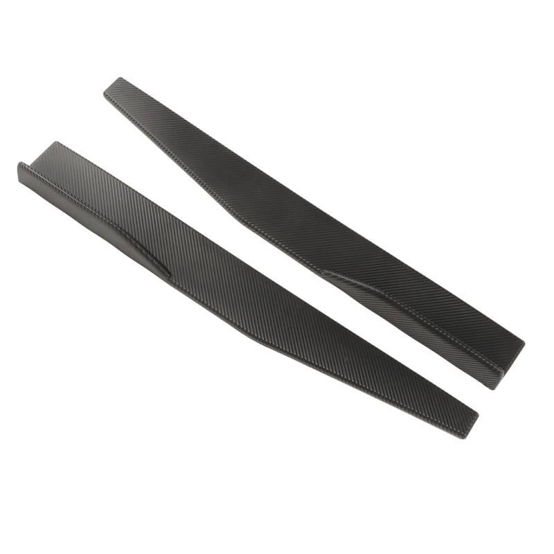 2PCs Seitenschweller-Winglet-Karbonfaser-Stil, Universal-Auto-Seitenlippen-Winglets, Verlängerungsspoiler, Autos, Universeller Auto-Seitenrock-Winglet-Spoiler, Winglets-Diffusor, von CFTGIW