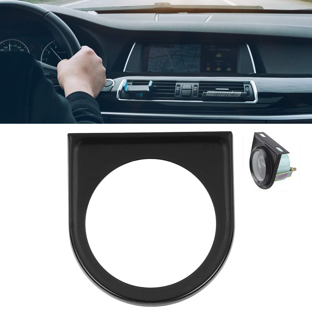 2in/52mm Eisenmesshalterungshalterung EIN Loch -Messgerät Halter Ständer Autodifikation Trim Fit Clubman LCI Trim Fit Clubman LCI für R57 Basis Roadster Grill für Stoßfänger Kühlergrill Bitte von CFTGIW