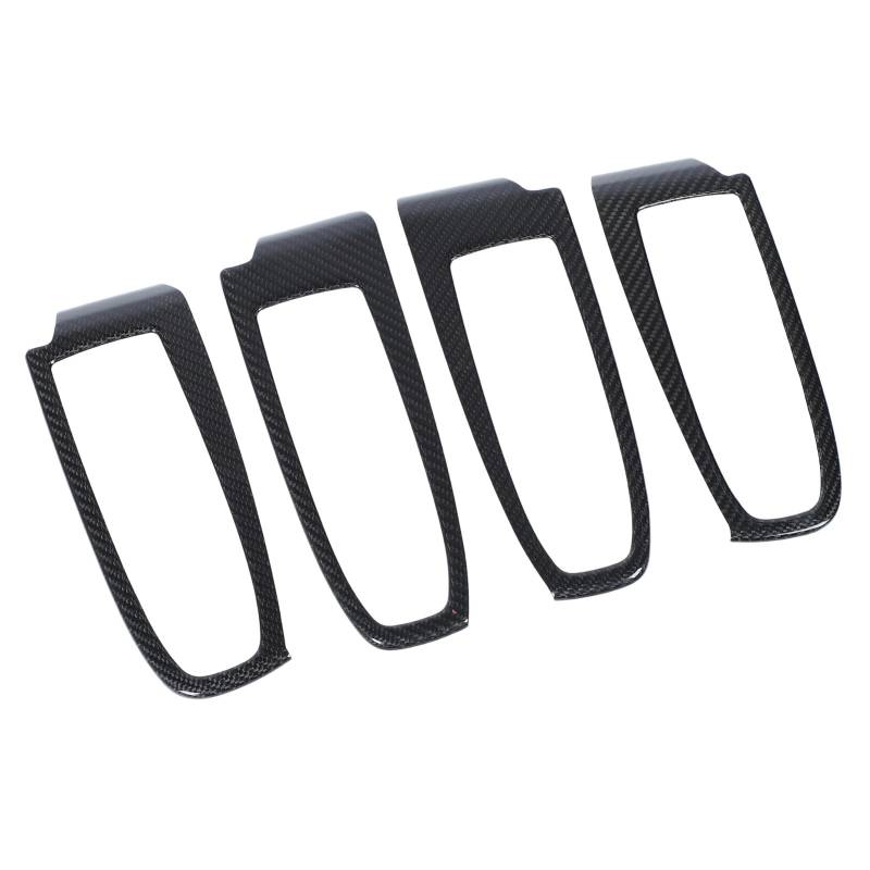 4PCS Auto Fenstersteuerschalter Tafel Abdeckung Carbon Faser Dekorative Fensterschalterverkleidung für WRX 2022 Bis 2024 und 2024 Hohe Zähigkeit Starker Exquisite Handwerkskunst Einfach von CFTGIW