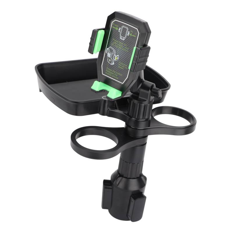 Auto Tassenhalter Telefon Montieren Multifunktionale 360 ​​-Grad -Rotation Kompakter Tragbarer Schlupf -ABS von CFTGIW