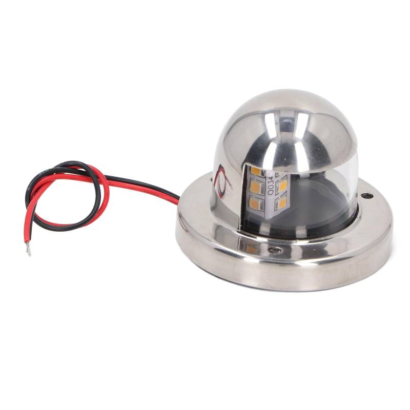 CFTGIW 12 V DC Boot Ankerleuchten 135 ° Weiße LED -Navigation Hecklicht IP66 2nm Sichtbarkeit für Marine Yachten Pontonboot Lightsyacht Navigation Lichtermarine Navigation von CFTGIW